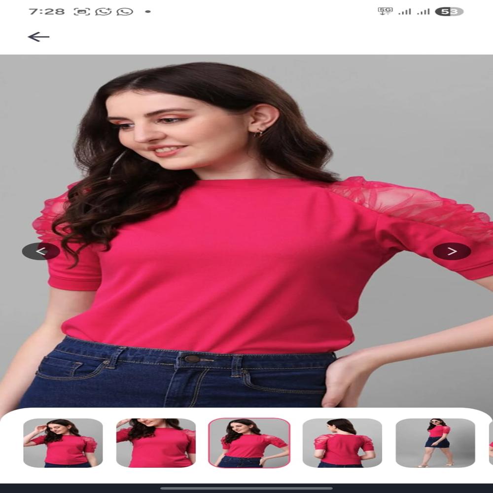Woman western tops fancy collection