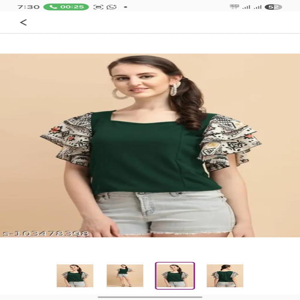Woman western tops fancy collection