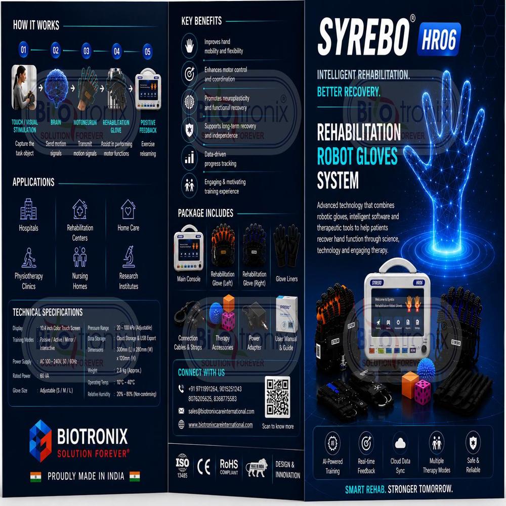 Clinical Robotic Hand Therapy Machine for Rehabilitation
