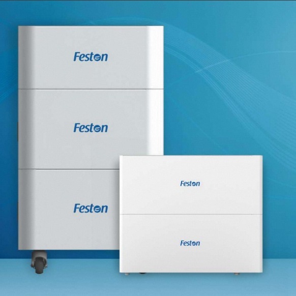 Feston Solar Storage LiFePO, Rack Battery 100Ah 51.2VDC, 16 Parallel