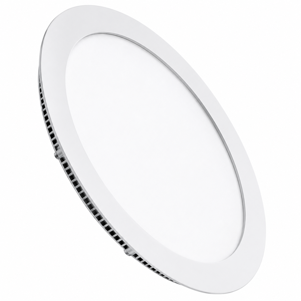 30W Slim Led Panel Ceiling Light - 11 inch Cut Out Size, Aluminium Housing (Round)