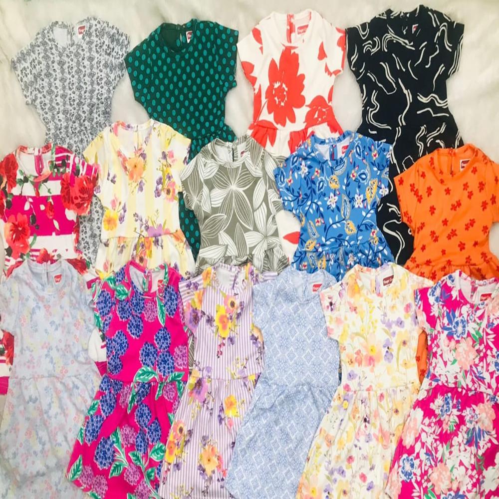 Kids colourful  frocks daily use collection