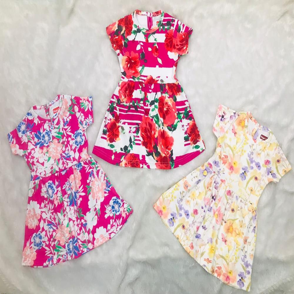 Kids colourful  frocks daily use collection