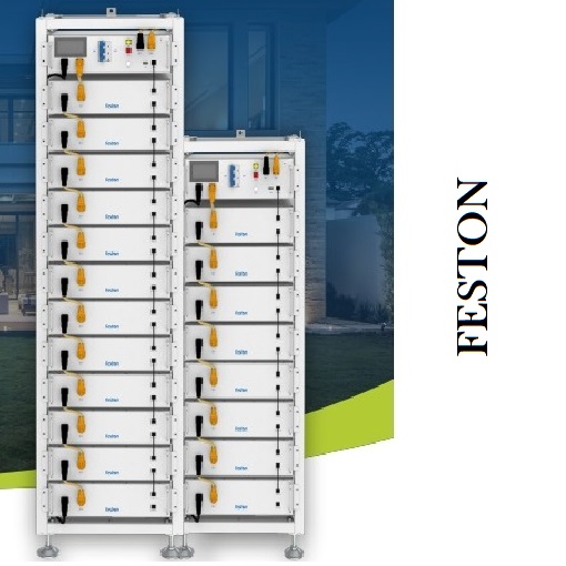 Feston Small-Scale C&I ESS Solition High Voltage System LiFePO 200Volt(DC) 100Ah-120Ah, IP20