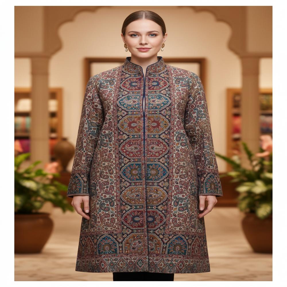 Woolen Kani Long Jackets 