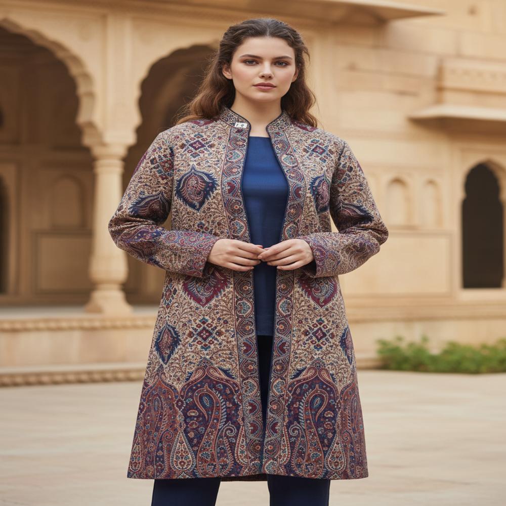 Woolen Kani Long Jackets - Age Group: 20 To 65