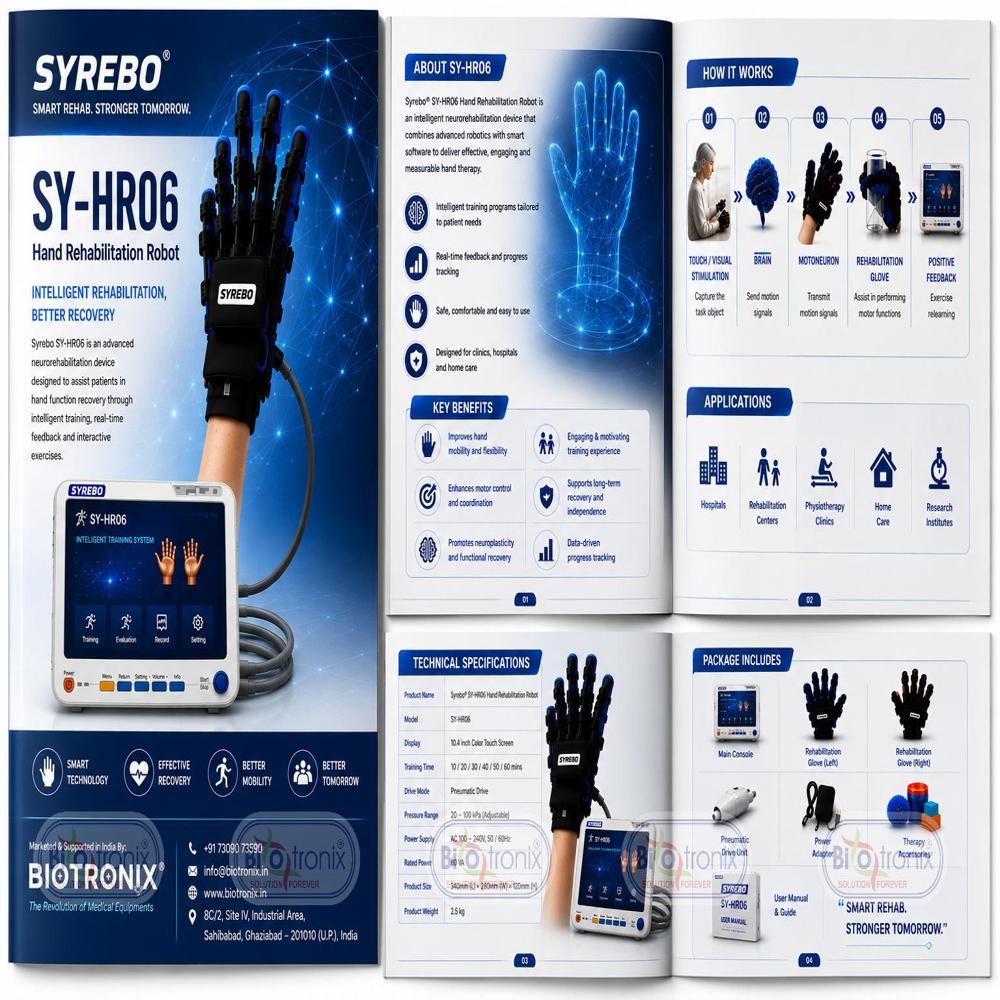 Hospital Grade Hand Therapy Equipment with Robotics