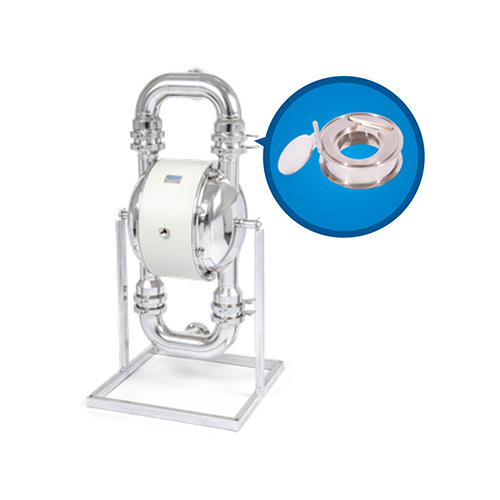 Aodd Diaphragm Sanitary Flap Valve Pump - Higher Particle Size - Caliber: 1/1.5/2/2.5/3 Available