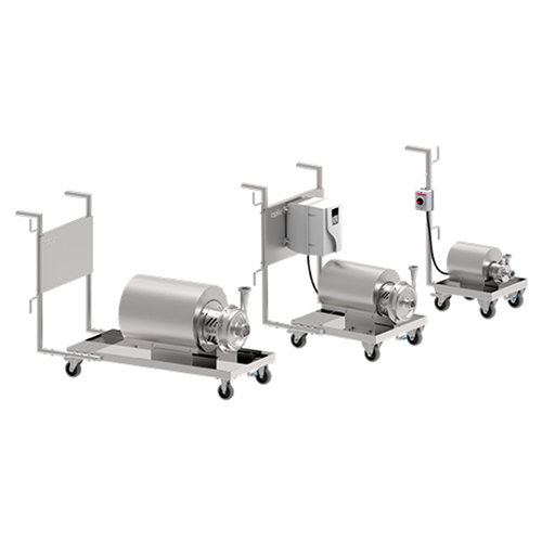 Movable Trolley Mounted Hygienic Aodd Pumps - Flow Rate: Up To 40