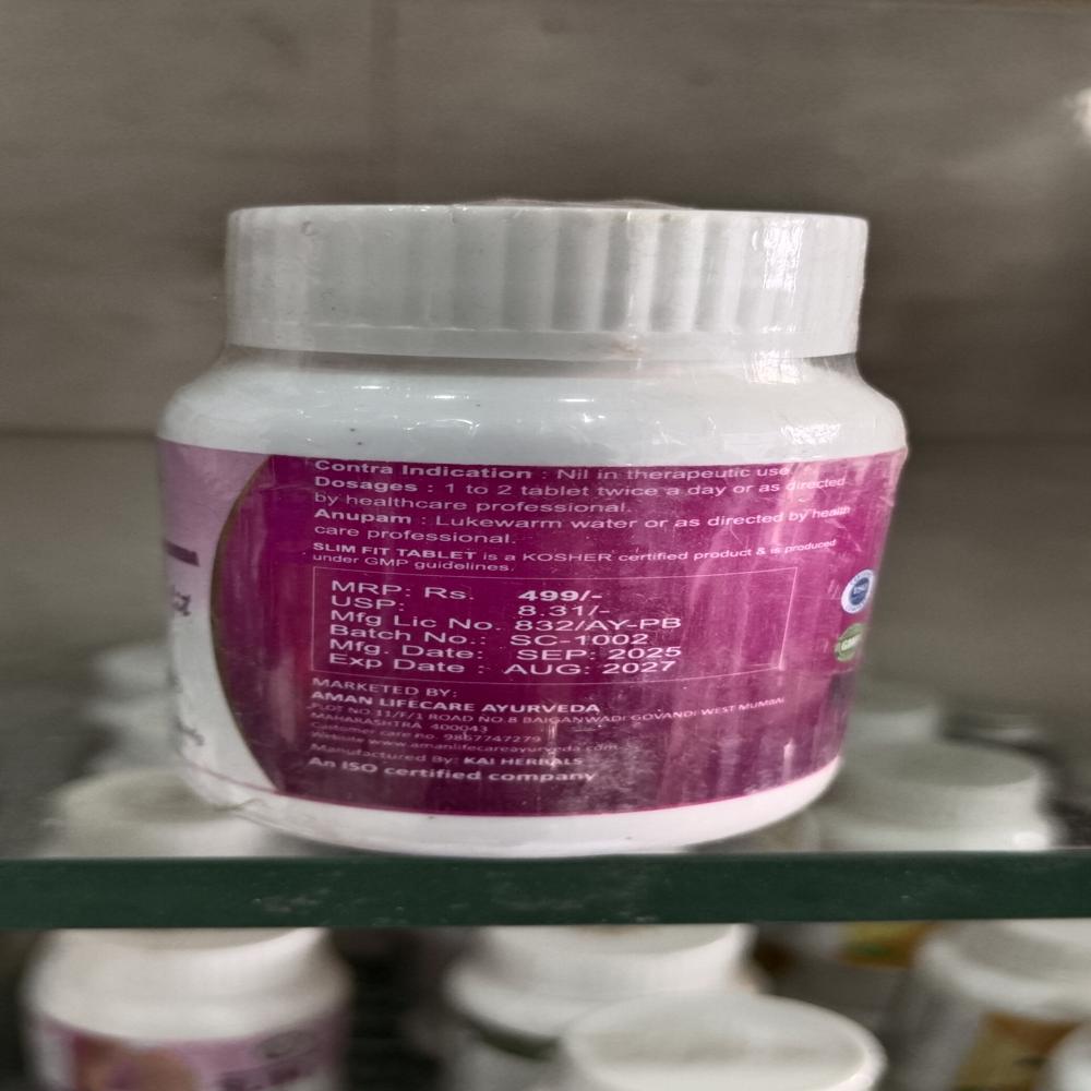 Slim Fit Tablets - Shelf Life: 24 Months Months
