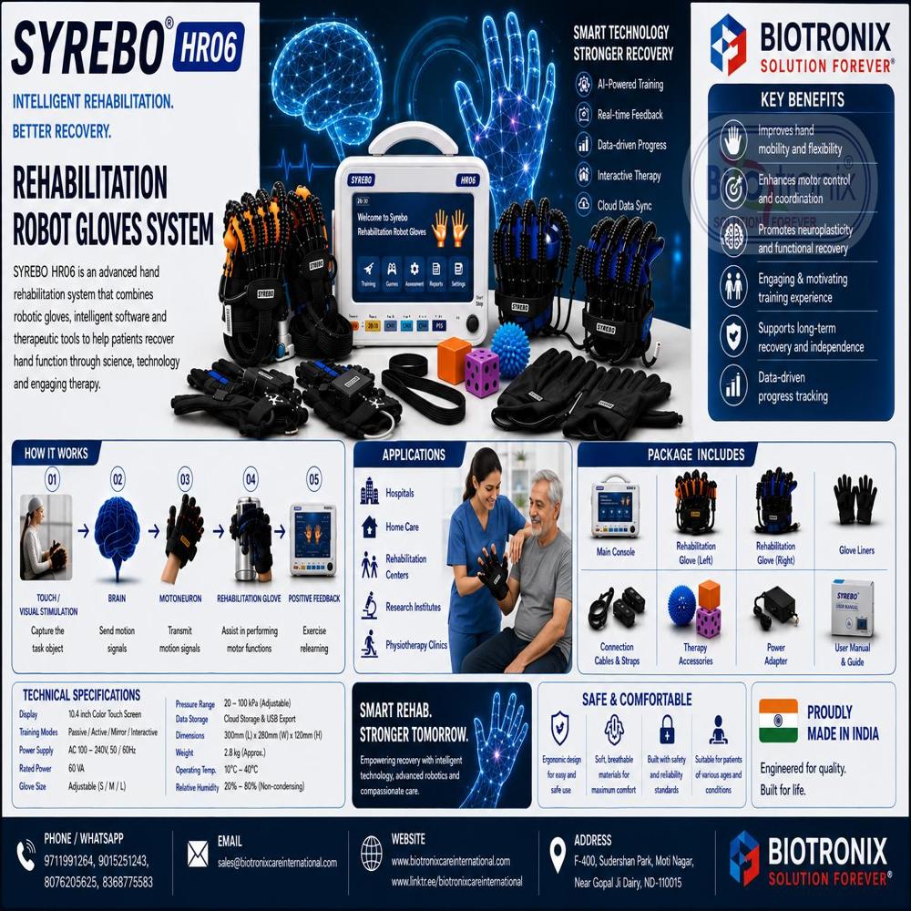 Intelligent Hand Therapy Equipment for Physiotherapy Centers