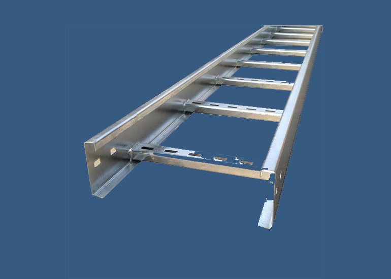 Ladder Type Cable Trays - Stainless Steel 2500-3000mm Length Silver | Wall Mounted Floor Supported Ceiling Suspended IS 8623 Certified