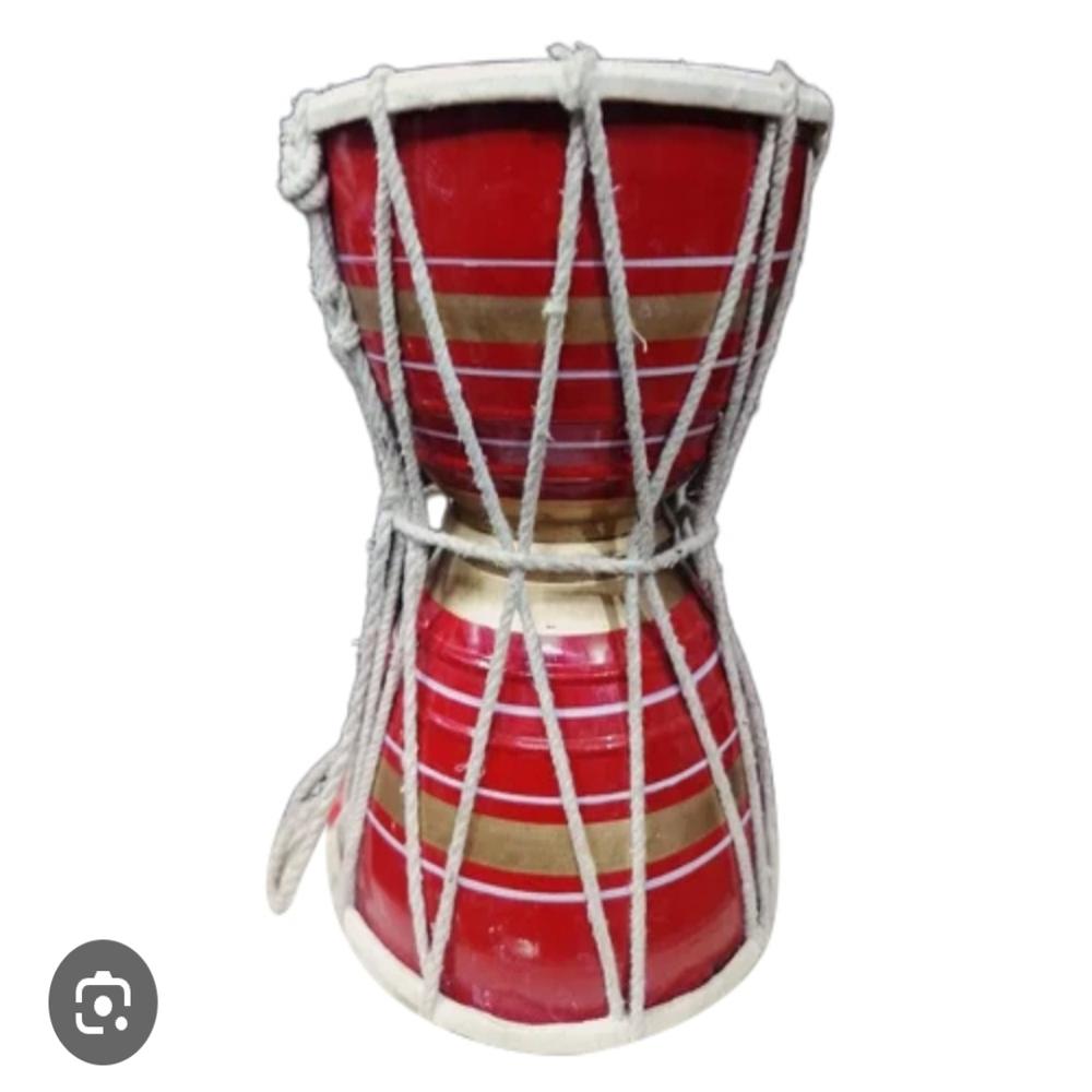 8 Inch Wooden Deru Damru