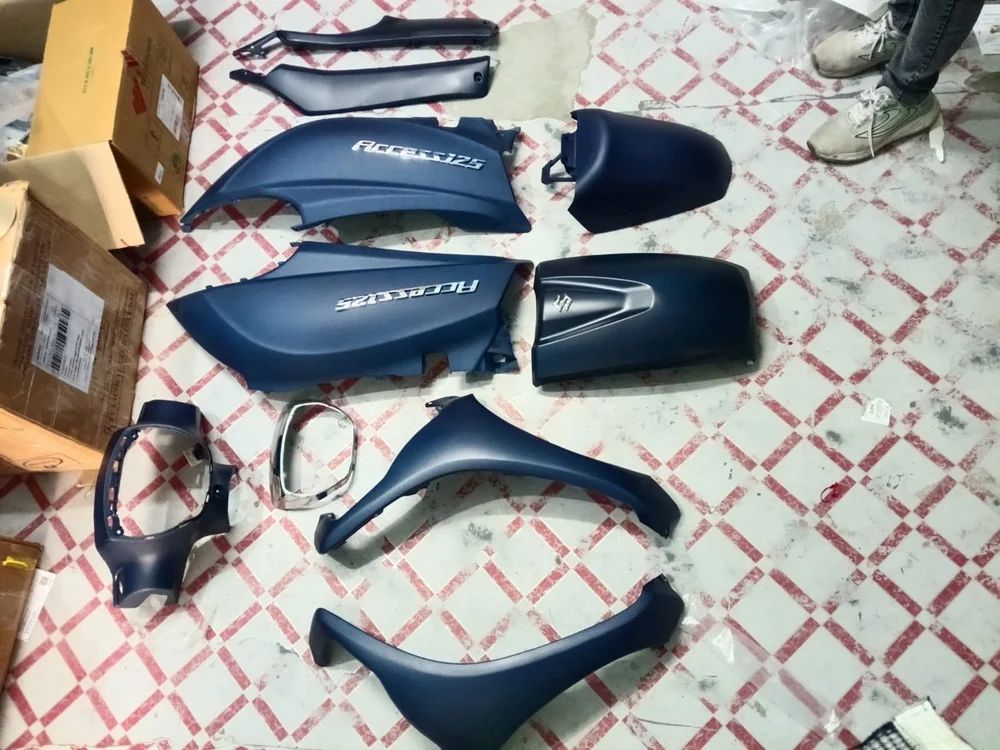 Matt Blue Access Bs6 Model Full Body Kit