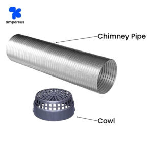 4 Inch Chimney Pipe With Cowl