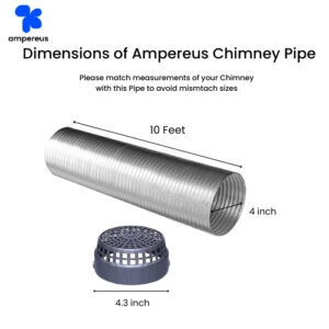 4 Inch Chimney Pipe With Cowl