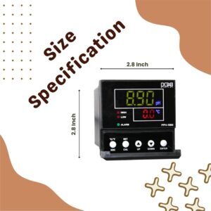 PPH-1000 Single Line pH and Temp Controller