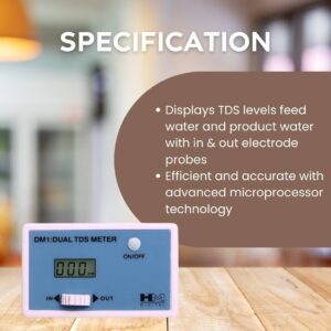 DM-1 In-Line Dual TDS Monitor