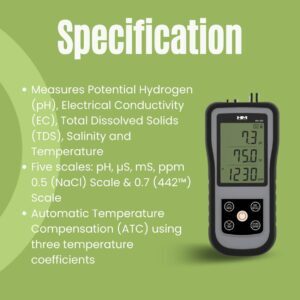 Portable HydroMaster Refractometer With pH