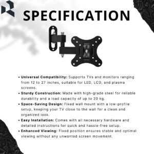 27 Inch TV Motion Wall Mount
