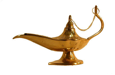 Aladdin Genie Oil Lamp
