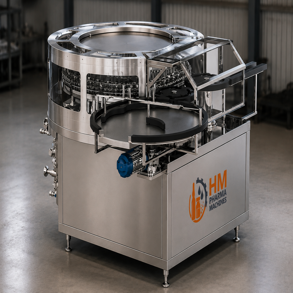 High Speed Rotary Gripper Vial Washing Machine