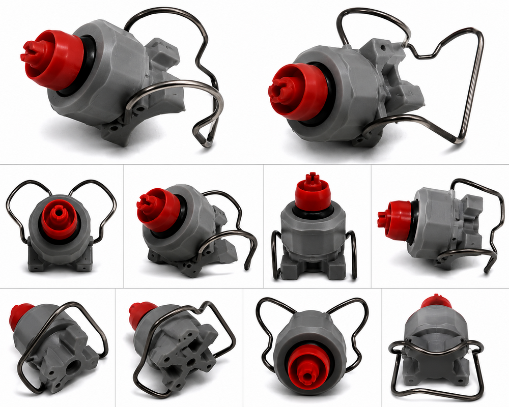 Adjustable Ball Plastic Vee Jet Nozzle Clip Eyelet