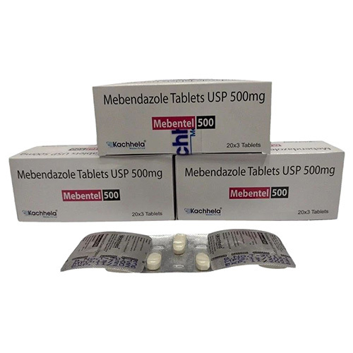 500mg Mebentel Mebendazole Tablets