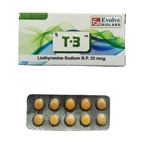 25mcg T-3 Liothyronine Sodium Tablets