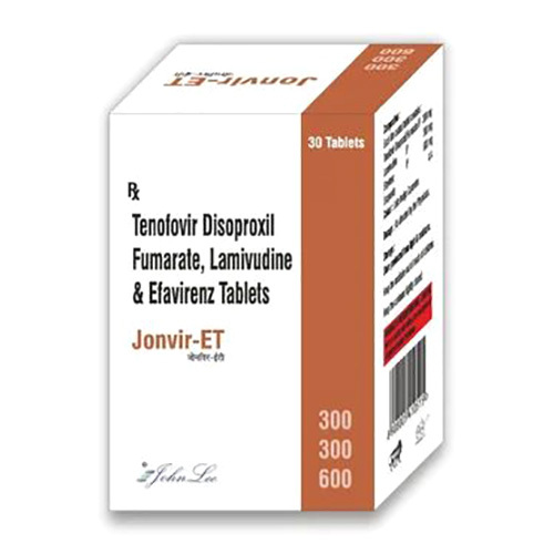 Jonvir ET Tenofovir Disoproxil Fumarate Lamivudine and Efavirenz Tablets