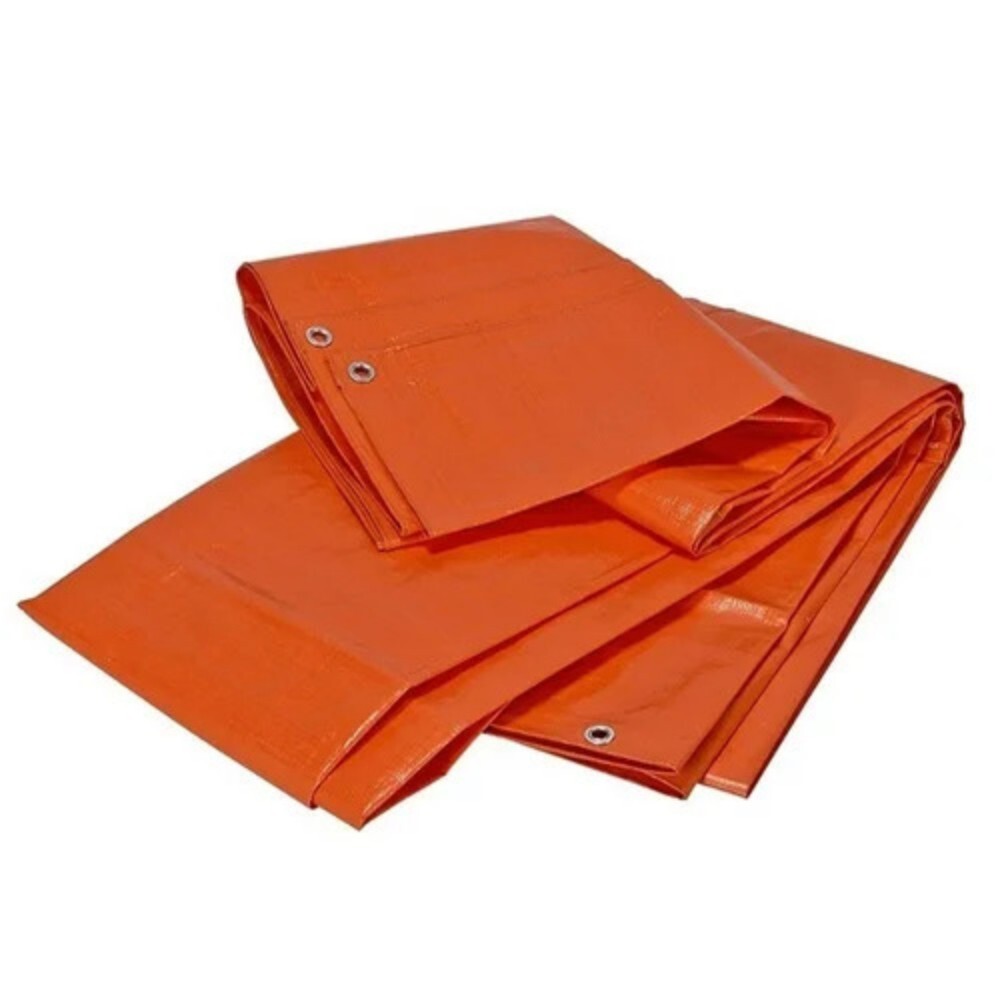 Orange HDPE Waterproof Tarpaulin