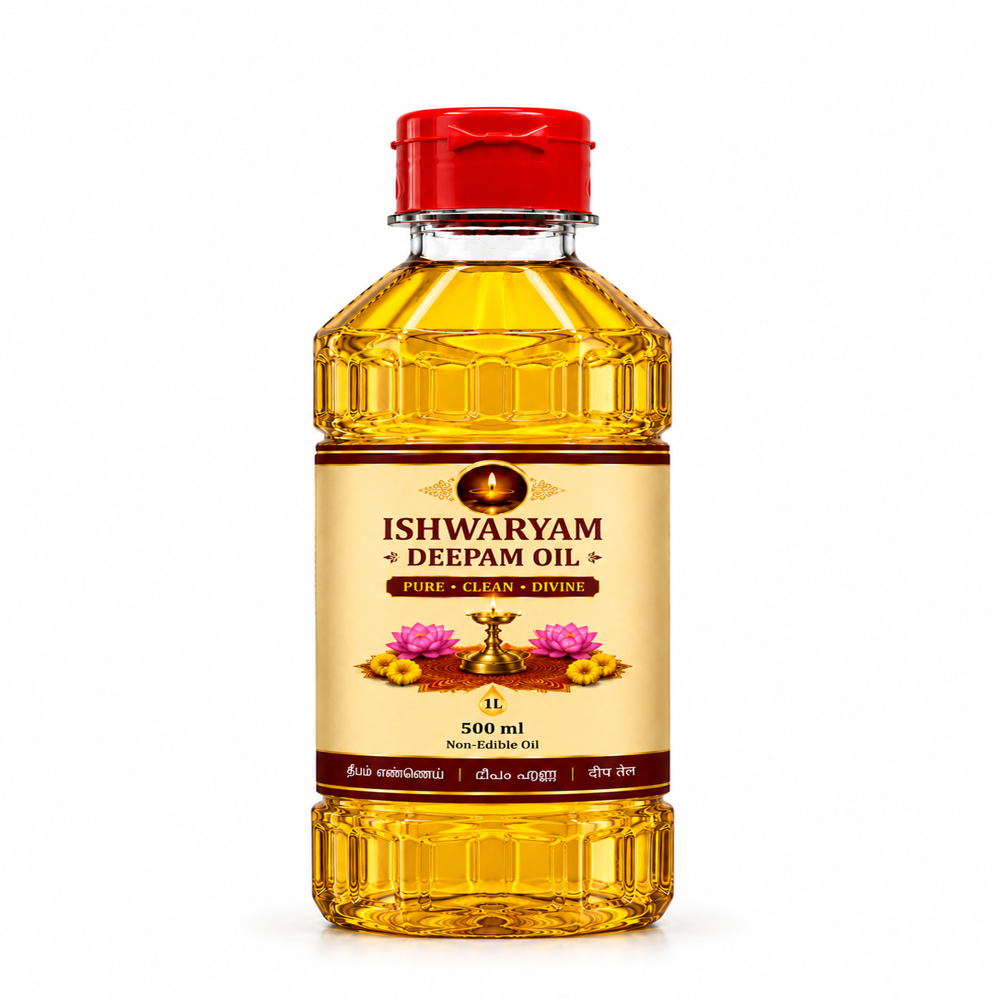 Ishwaryam Deepam Oil 500Ml - Application: Lighting Lamps
