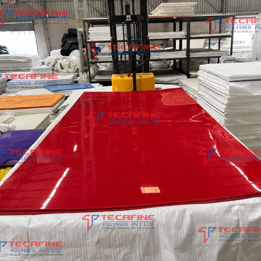 15mm Maroon HDPE Sheet