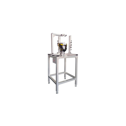 Helmet Fixed-Point Protection Area Testing Equipment - Stainless Steel, Aluminum Alloy, 600x600x1200mm | Height Adjustable Frame, Universal Clamping, Manual/Semi-Automatic Operation, EN 397 & IS 2925 Compliant