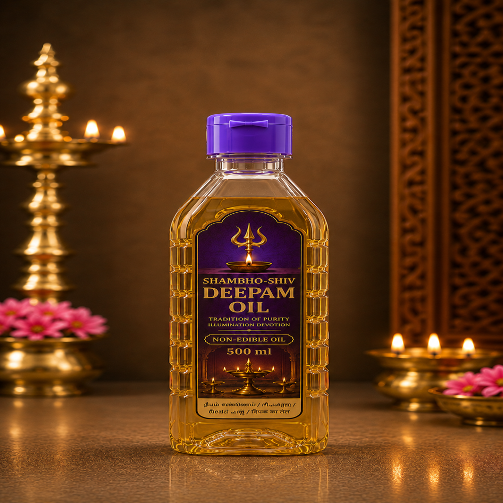 Shambho-Shiv Deepam Oil 500Ml - Application: Lighting Lamps