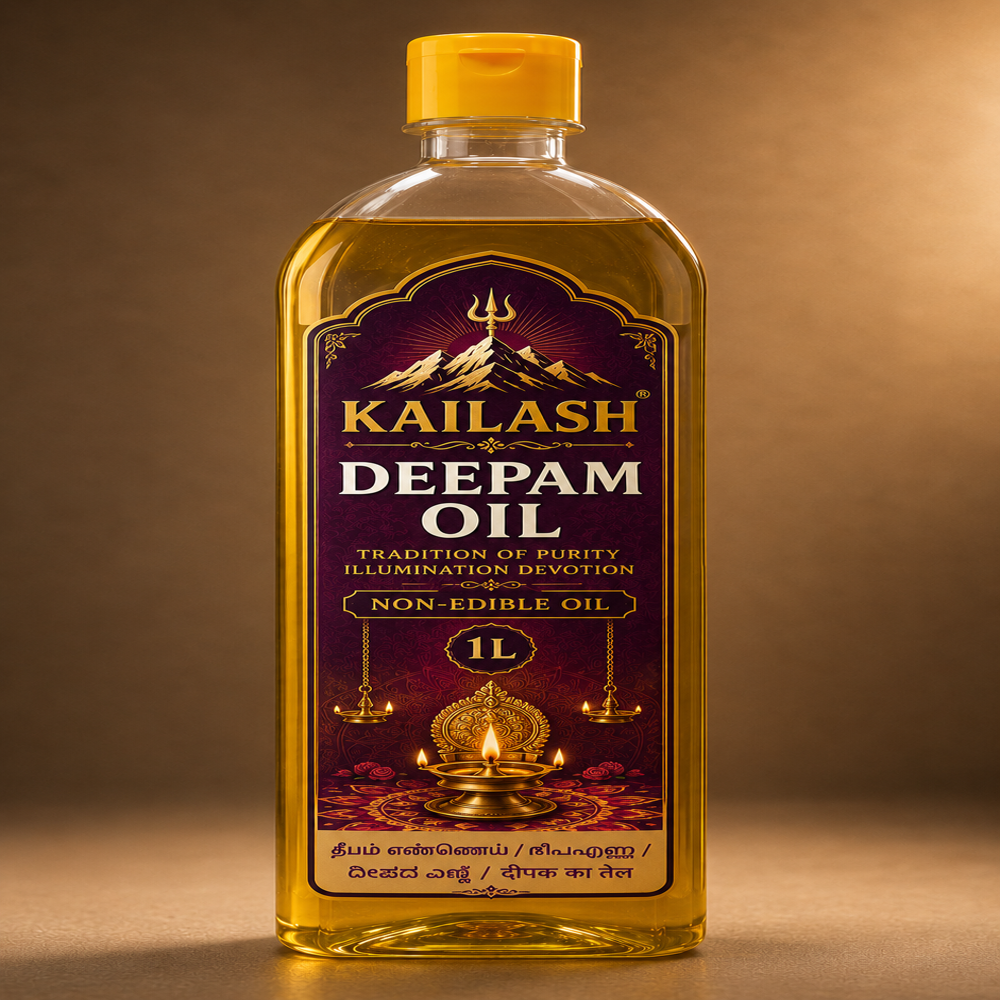 Kailash Deepam Oil 1Litre - Application: Lighting Lamps