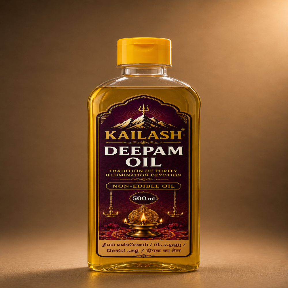 Kailash Deepam Oil 500Ml - Application: Lighting Lamps