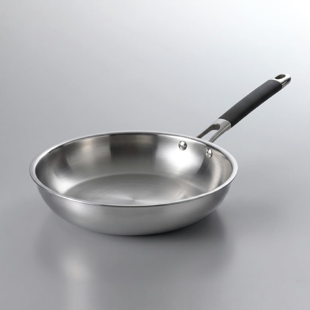 Pro Stainless Steel Open Fry Pan