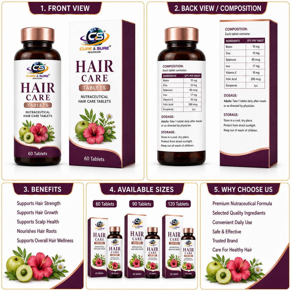 Nutraceutical Hair Care Tablets Third Party Manufacturing