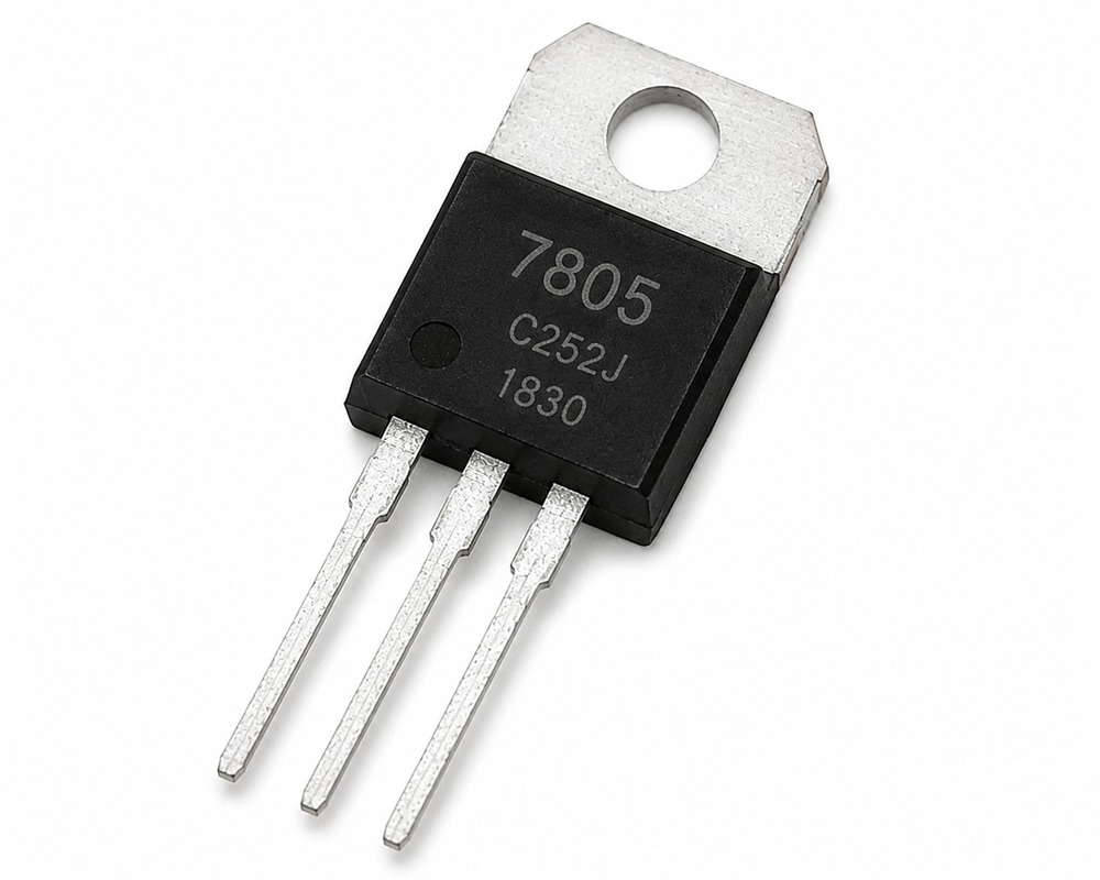 7805 Voltage Regulator Ic 5V 1.5A Positive Linear Voltage Regulator To-220 Package - Application: Embedded Systems