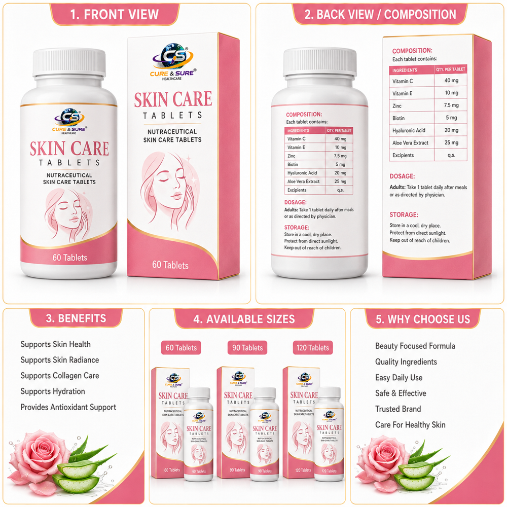 Nutraceutical Skin Care Tablets Third Party Manufacturing