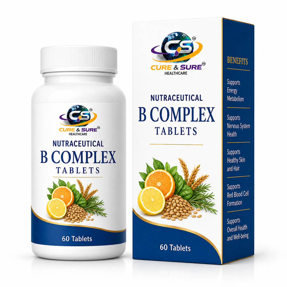 Nutraceutical B Complex Tablets Third Party Manufacturing - Age Group: Adults