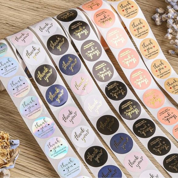 Multi color Sticker Label