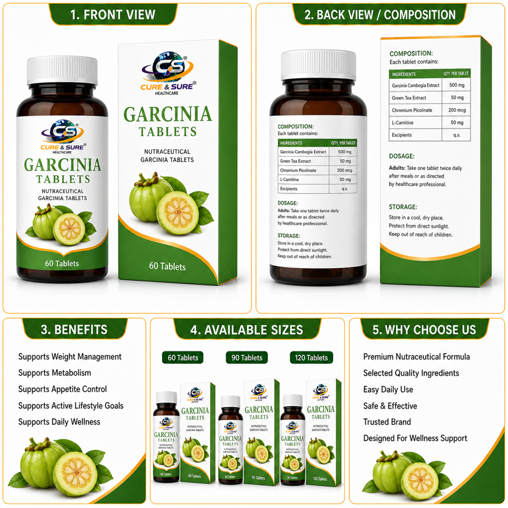 Nutraceutical Garcinia Tablets Third Party Manufacturing
