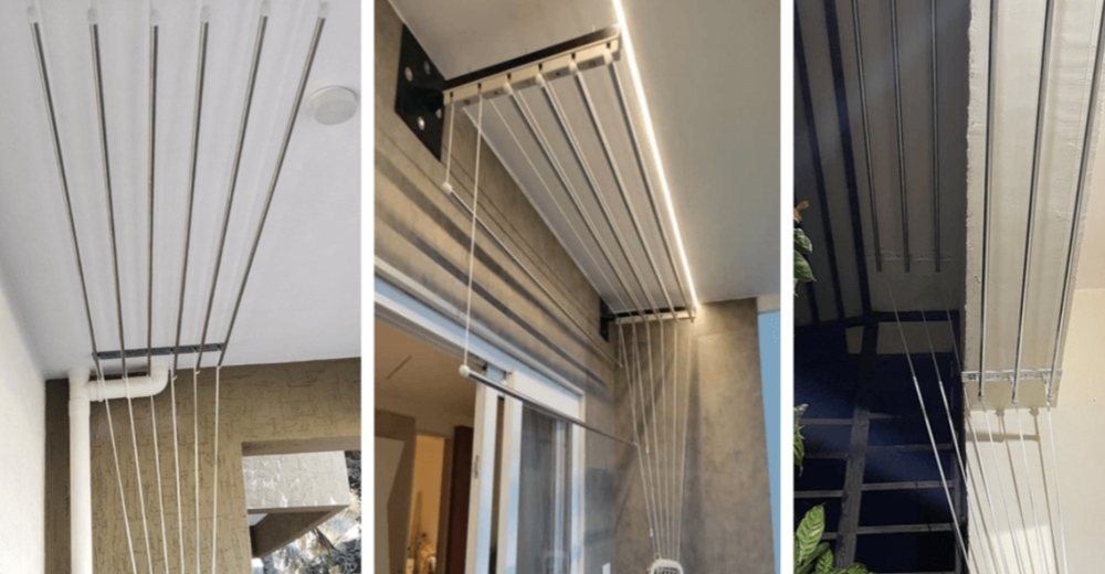 Ceiling Mounted Cloth Hangers