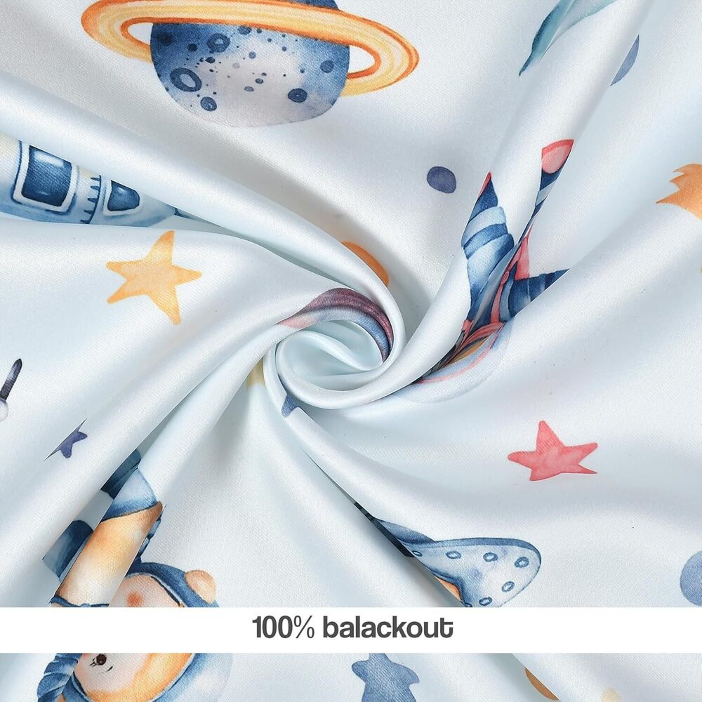 Kids Astro Printed Blackout Curtain