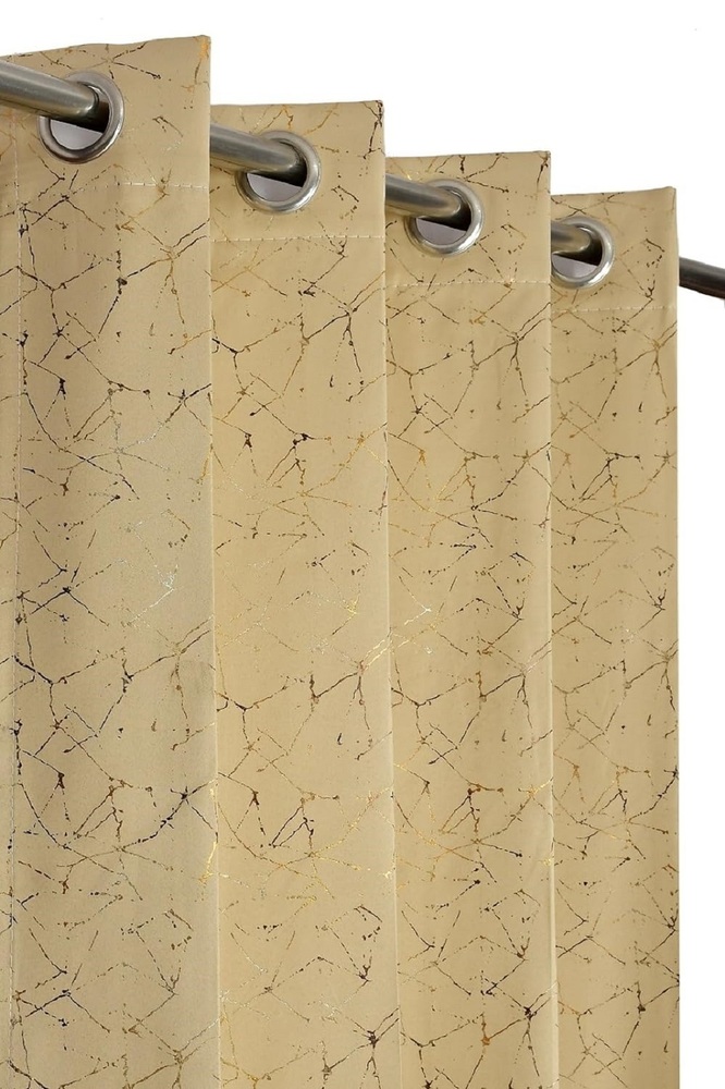 Foil Blackout Begie Color Curtain