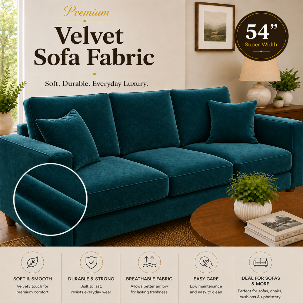 Premium Velvet Fabric For Curtains