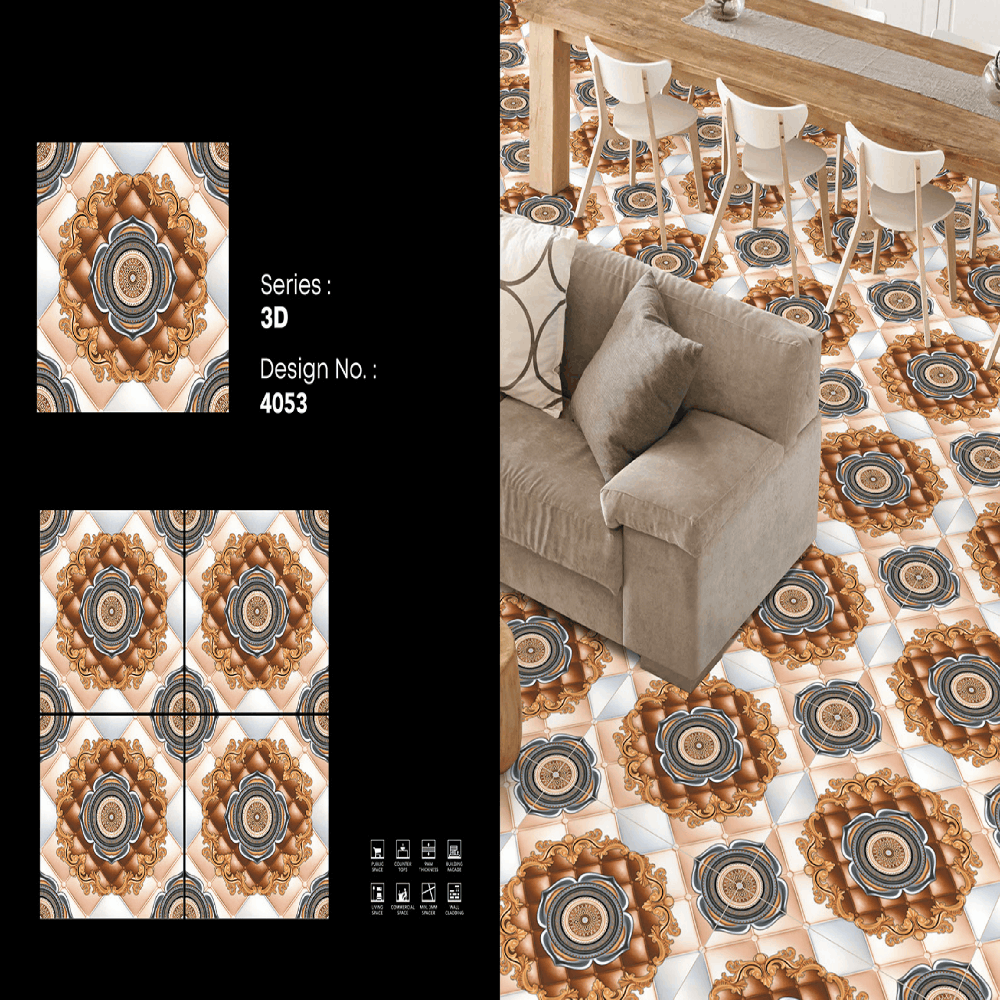 Digital Printed Porcelain Tiles
