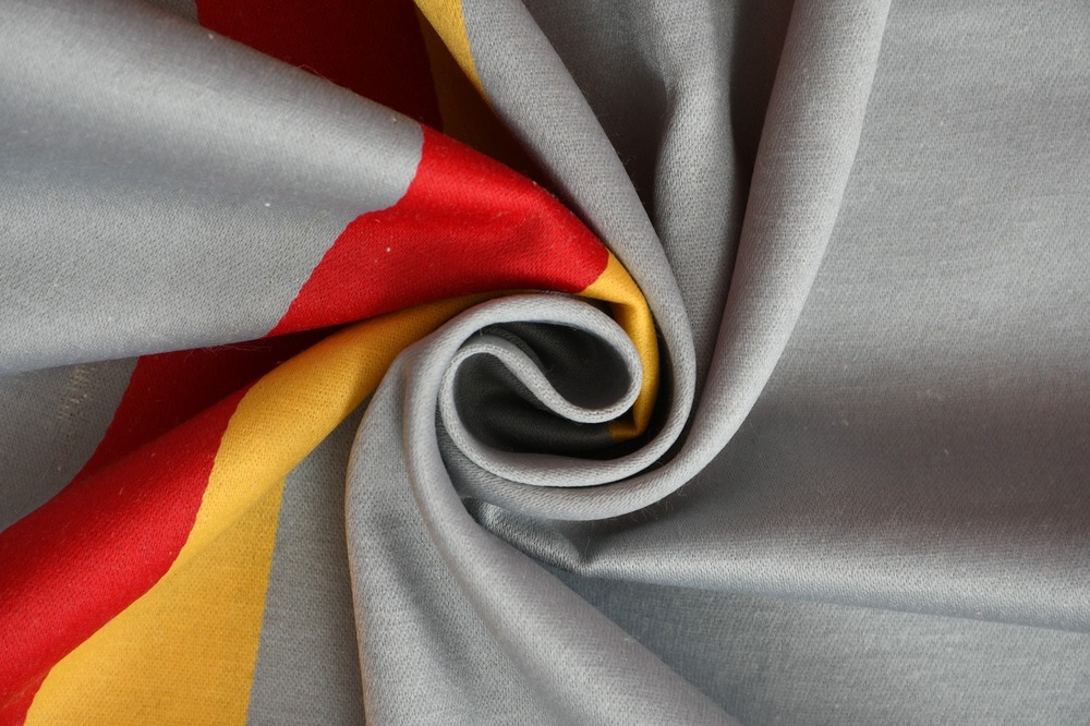 Jacquard Grey Color Customized Curtain